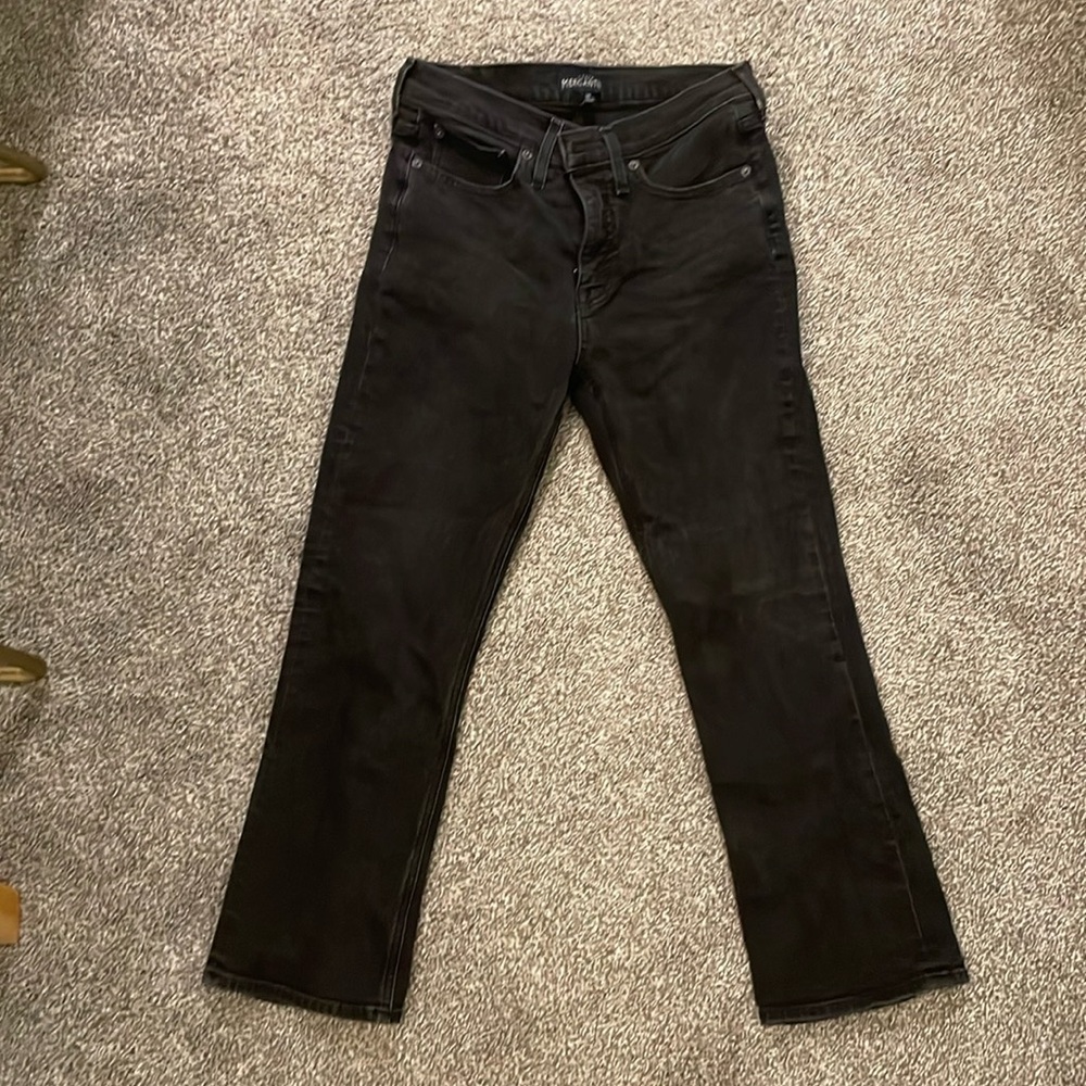 J Crew Mercantile Cropped Black Jean